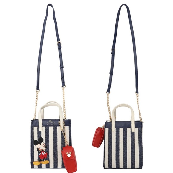 Disney Micky mouse Mini Bag Blue white - Picture 10 of 11